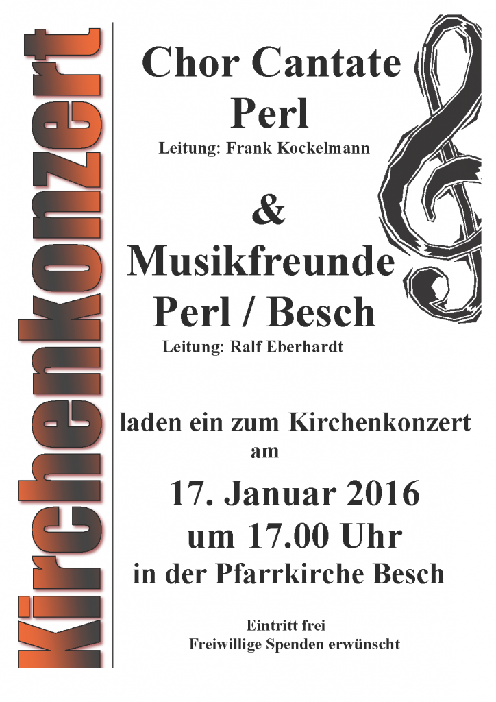 Plakat Kirchenkonzert